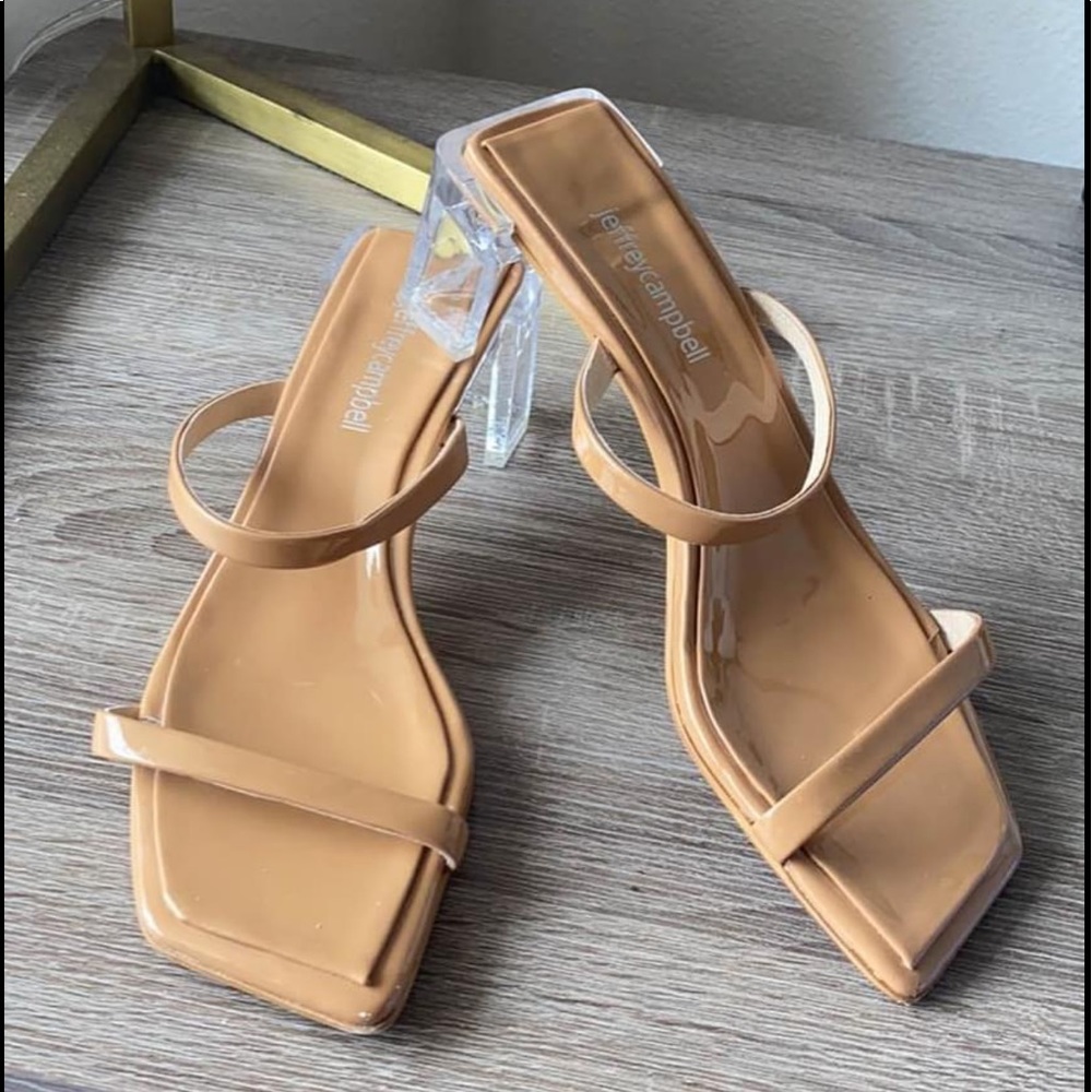 *SOLD* Jeffrey Campbell Epoxy Sandals